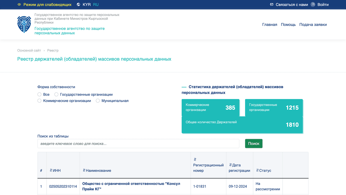 website
